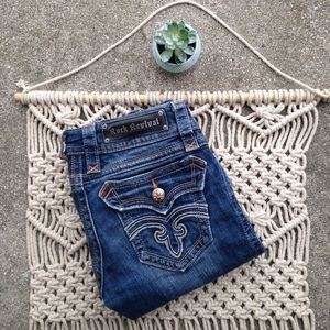 Rock Revival Bootcut Denim Deborah Boot Jeans Size 27